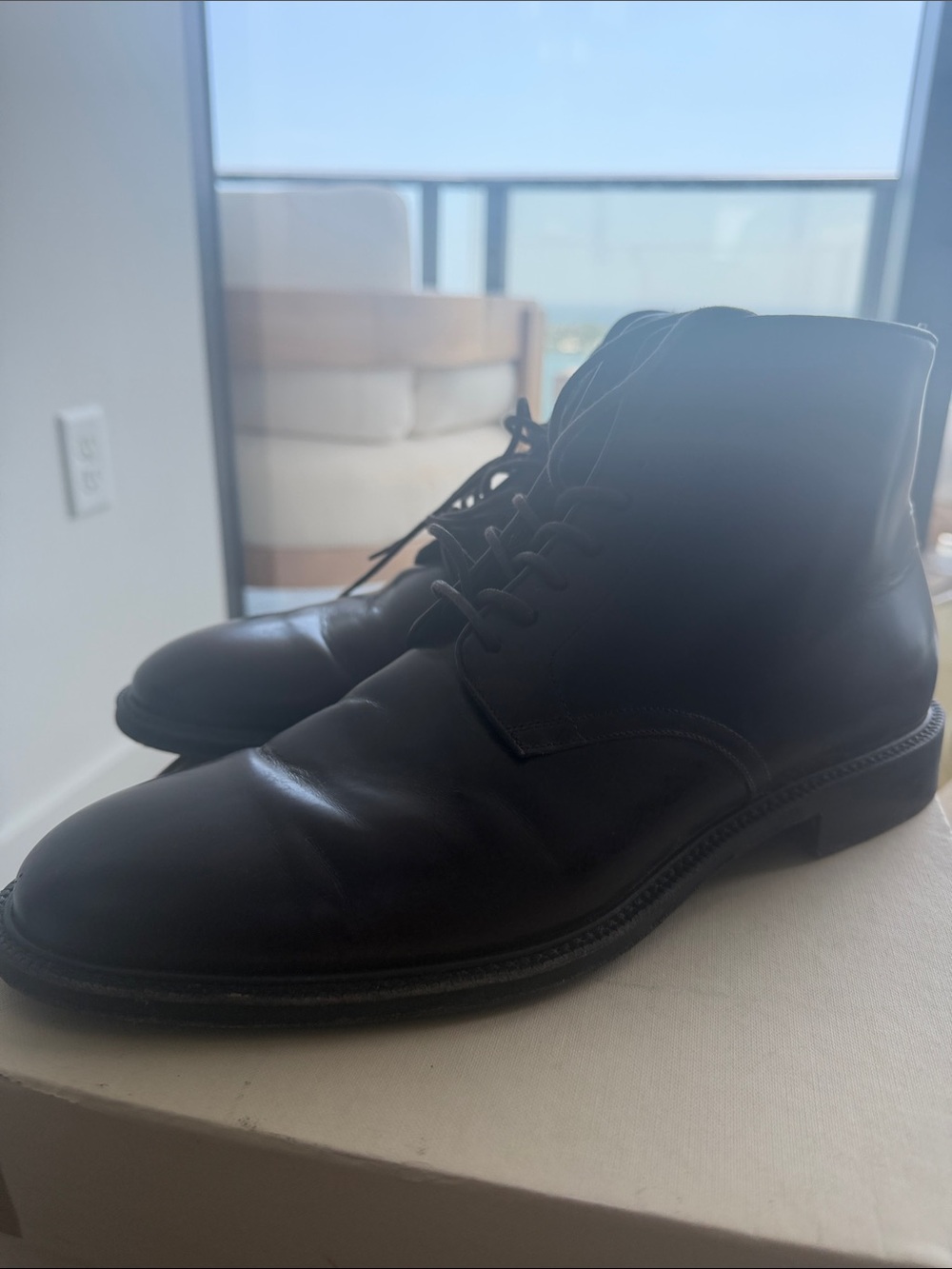 Burberry Men's Brown Leather Boots